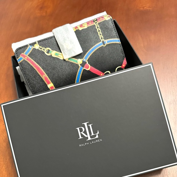 Lauren Ralph Lauren Leather Wristlet